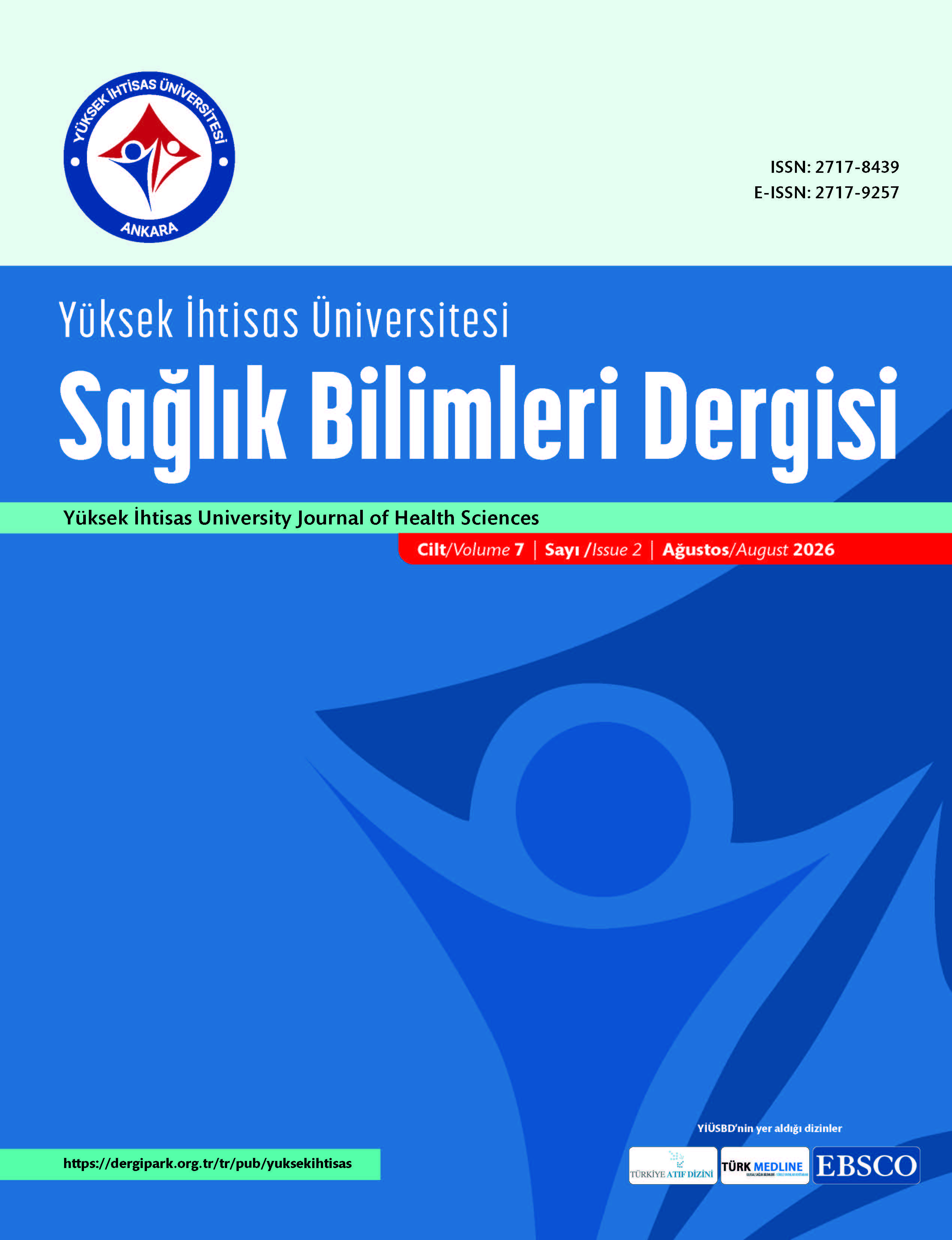 Yüksek İhtisas Üniversitesi Sağlık Bilimleri Dergisi Cilt 7 Sayı 2